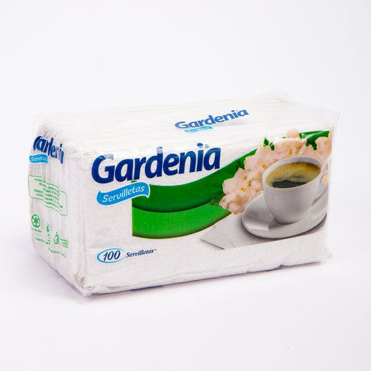 SERVILLETA PAPEL GARDENIA 100 UNDS