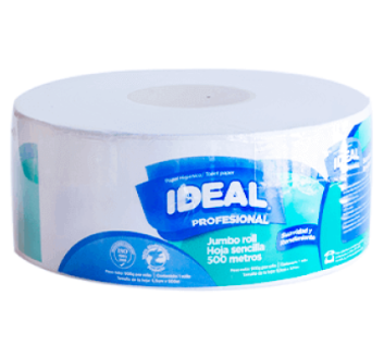 PAPEL JUMBO ROLL IDEAL HOJA SENCILLA