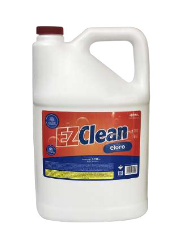 EZCLEAN CLORO 3% EN GALÓN 6U/C 18C/T