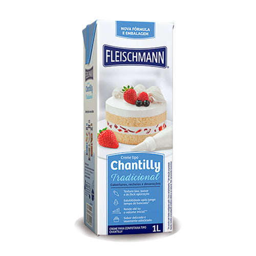 CREMA CHANTILLY WHITE 1 LT FLEISCREAM FLEISCHMAN