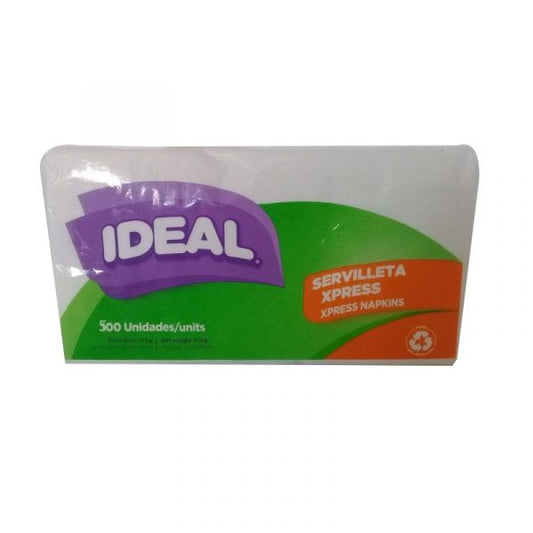 SERVILLETA IDEAL 100 UNIDADES